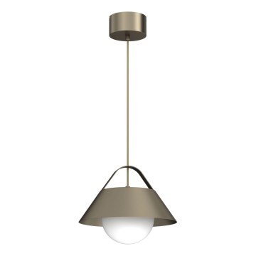 Luster na sajli FUNDA 1xE27/15W/230V brončane boje