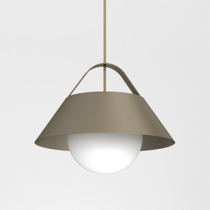 Luster na sajli FUNDA 1xE27/15W/230V brončane boje