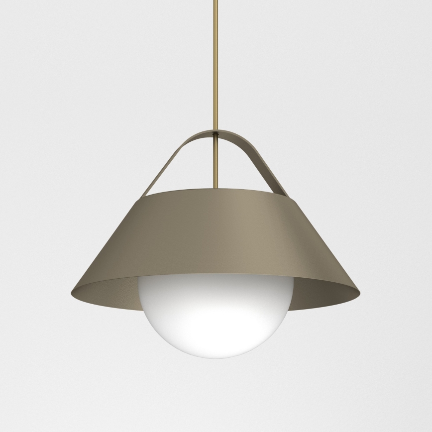 Luster na sajli FUNDA 1xE27/15W/230V brončane boje