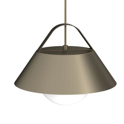 Luster na sajli FUNDA 1xE27/15W/230V brončane boje
