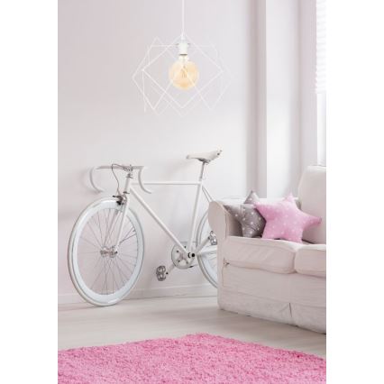 Luster na sajli GALL 1xE27/60W/230V bijela