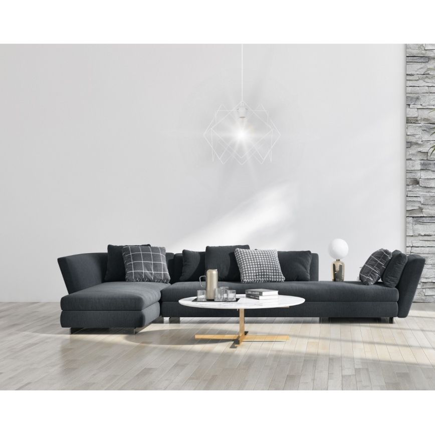 Luster na sajli GALL 1xE27/60W/230V bijela