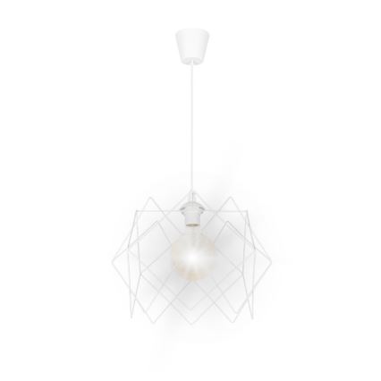 Luster na sajli GALL 1xE27/60W/230V bijela
