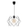 Luster na sajli GALL 1xE27/60W/230V crna