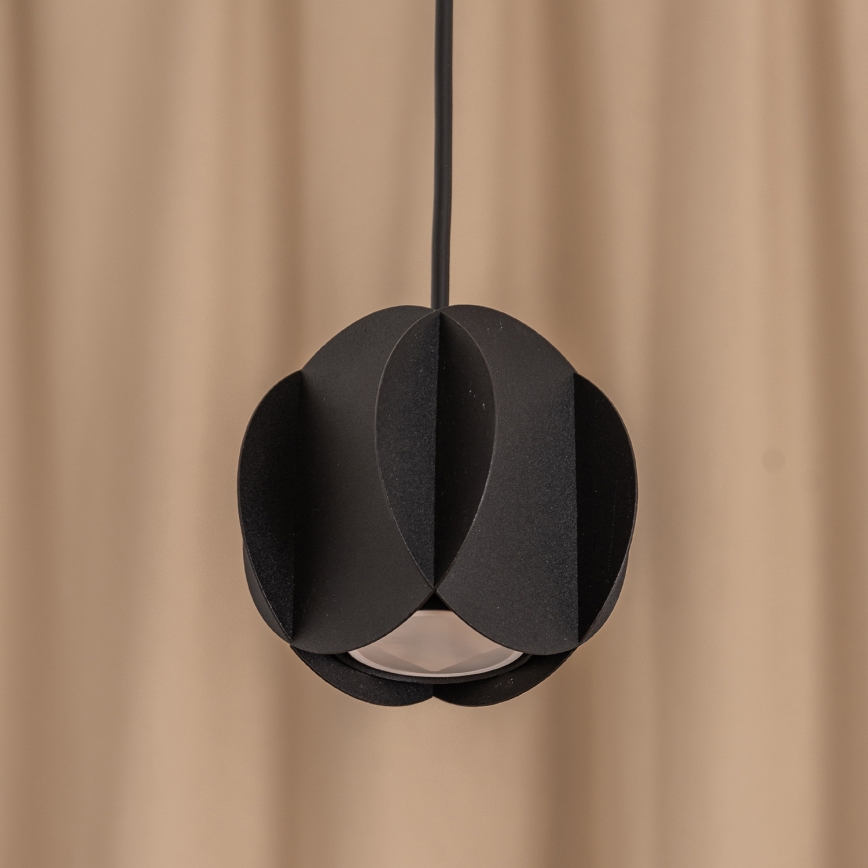 Luster na sajli GAMBIT 1xGU10/10W/230V crna