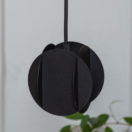 Luster na sajli GAMBIT 1xGU10/10W/230V crna