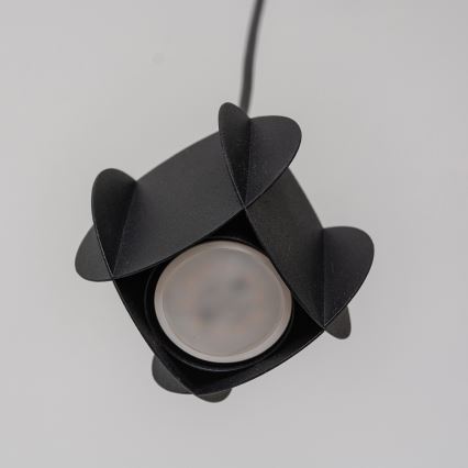 Luster na sajli GAMBIT 1xGU10/10W/230V crna