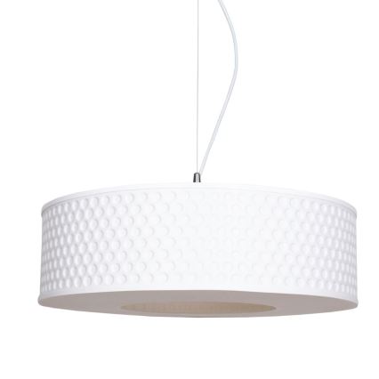 Luster na sajli GARDA 1xE27/60W/230V pr. 40 cm bijela