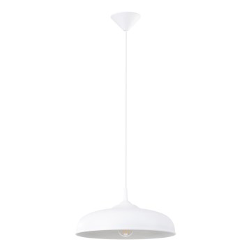 Luster na sajli GINA 1xE27/15W/230V pr. 38 cm bijela