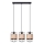 Luster na sajli GIZUR 3xE27/15W/230V