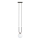 Luster na sajli GLAM 1xE14/10W/230V crna