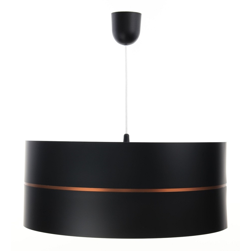 Luster na sajli GLAM HOME 1xE27/60W/230V pr. 40 cm crna