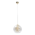 Luster na sajli GLAMI 1xE27/60W/230V zlatna