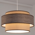 Luster na sajli GRACE 1xE27/60W/230V bež/smeđa