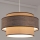 Luster na sajli GRACE 1xE27/60W/230V bež/smeđa