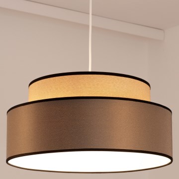 Luster na sajli GRACE 1xE27/60W/230V pr. 40 cm bež/smeđa