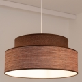 Luster na sajli GRACE 1xE27/60W/230V pr. 40 cm smeđa/bež