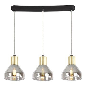 Luster na sajli GREGORY 3xE14/40W/230V