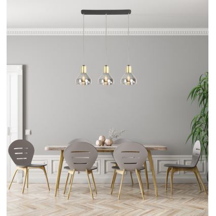 Luster na sajli GREGORY 3xE14/40W/230V