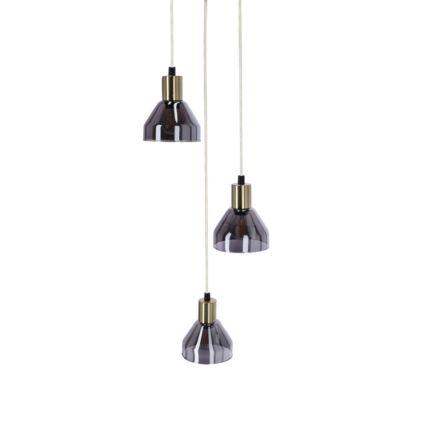 Luster na sajli GREGORY 3xE14/40W/230V