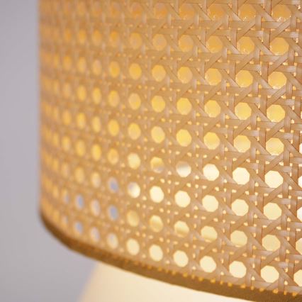 Luster na sajli GRENADA 1xE27/20W/230V pr. 40 cm bež