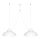 Luster na sajli GUSTAV 2xE27/60W/230V