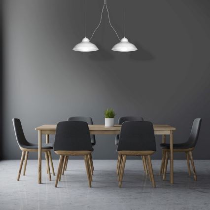 Luster na sajli GUSTAV 2xE27/60W/230V