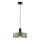 Luster na sajli HAKI 1xE27/60W/230V zelena/crna