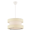 Luster na sajli HALO 1xE27/60W/230V krem