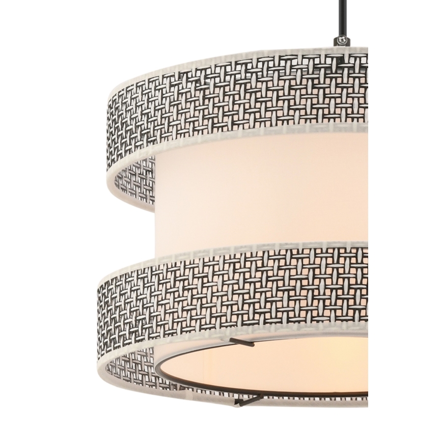 Luster na sajli HALO 1xE27/60W/230V krem/siva