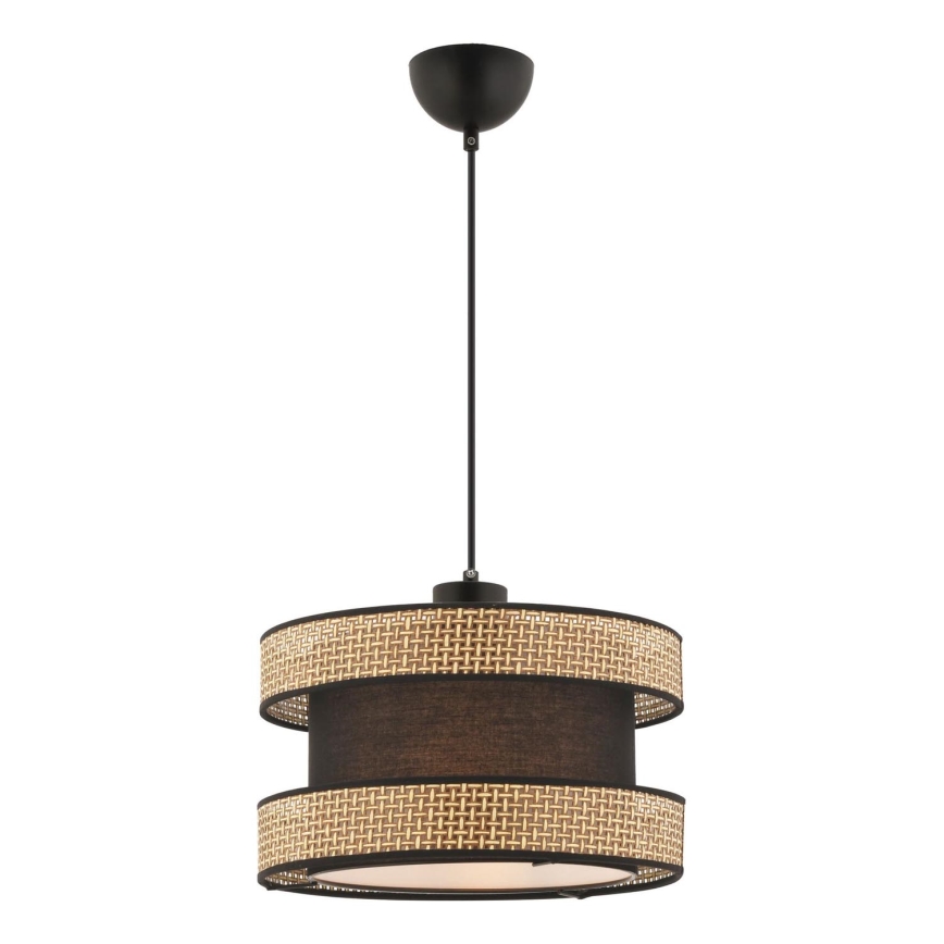 Luster na sajli HALO 1xE27/60W/230V smeđa/bež