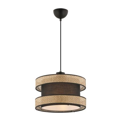Luster na sajli HALO 1xE27/60W/230V smeđa/bež