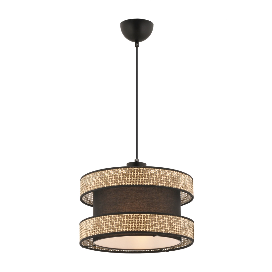 Luster na sajli HALO 1xE27/60W/230V smeđa/bež