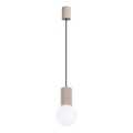 Luster na sajli HALO 1xG9/8W/230V pr. 12 cm bež