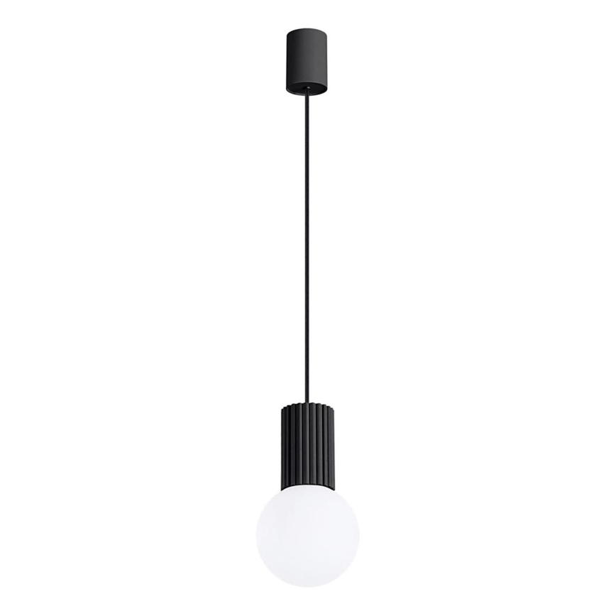 Luster na sajli HALO 1xG9/8W/230V pr. 12 cm crna