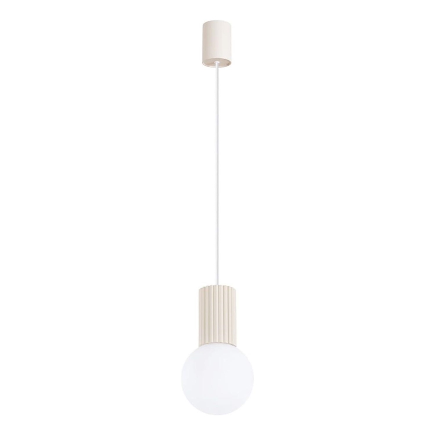 Luster na sajli HALO 1xG9/8W/230V pr. 12 cm krem