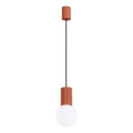 Luster na sajli HALO 1xG9/8W/230V pr. 12 cm narančasta