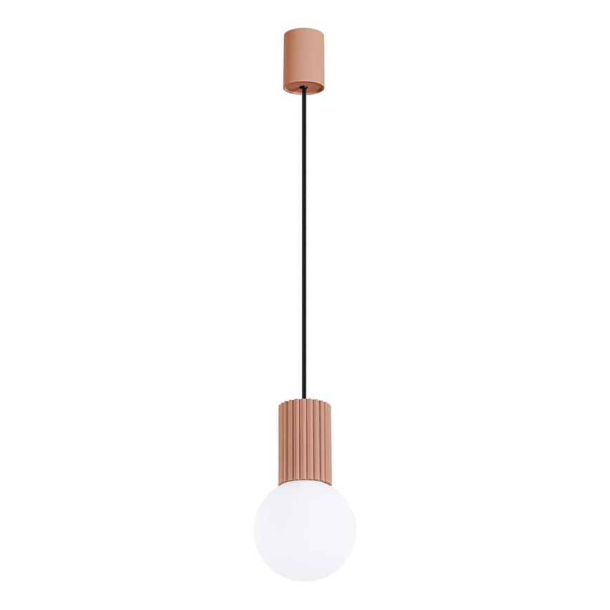 Luster na sajli HALO 1xG9/8W/230V pr. 12 cm smeđa