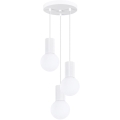Luster na sajli HALO 3xG9/8W/230V pr. 25 cm bijela