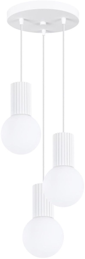 Luster na sajli HALO 3xG9/8W/230V pr. 25 cm bijela