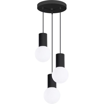 Luster na sajli HALO 3xG9/8W/230V pr. 25 cm crna