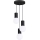 Luster na sajli HALO 3xG9/8W/230V pr. 25 cm crna