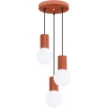 Luster na sajli HALO 3xG9/8W/230V pr. 25 cm narančasta