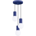 Luster na sajli HALO 3xG9/8W/230V pr. 25 cm plava