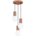 Luster na sajli HALO 3xG9/8W/230V pr. 25 cm smeđa