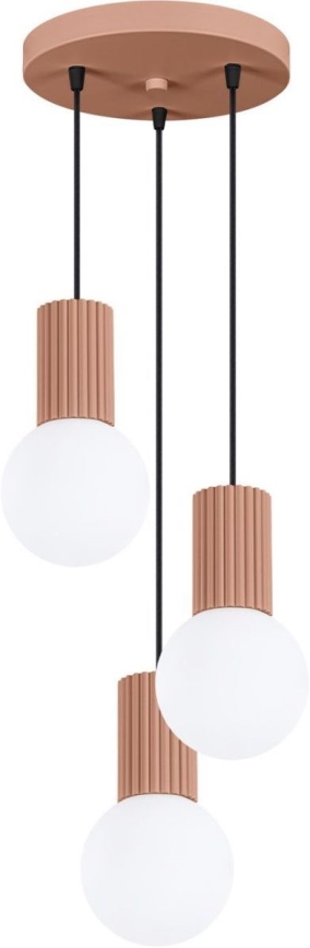 Luster na sajli HALO 3xG9/8W/230V pr. 25 cm smeđa
