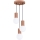 Luster na sajli HALO 3xG9/8W/230V pr. 25 cm smeđa