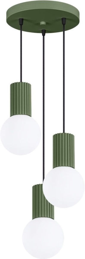 Luster na sajli HALO 3xG9/8W/230V pr. 25 cm zelena