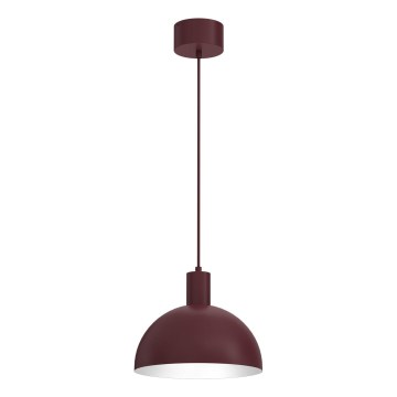 Luster na sajli HANDA 1xE27/15W/230V bordo