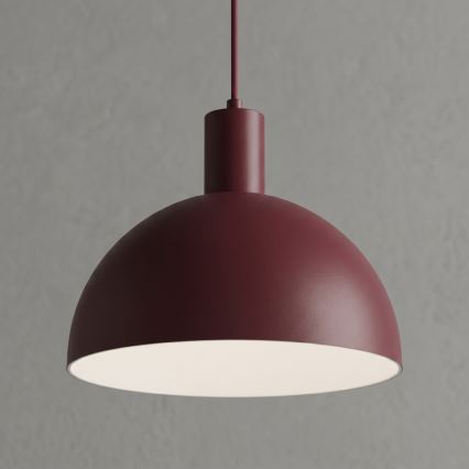Luster na sajli HANDA 1xE27/15W/230V bordo